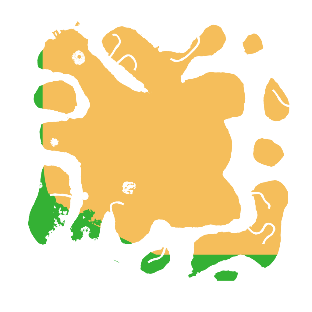 Biome Rust Map: Procedural Map, Size: 3500, Seed: 736285