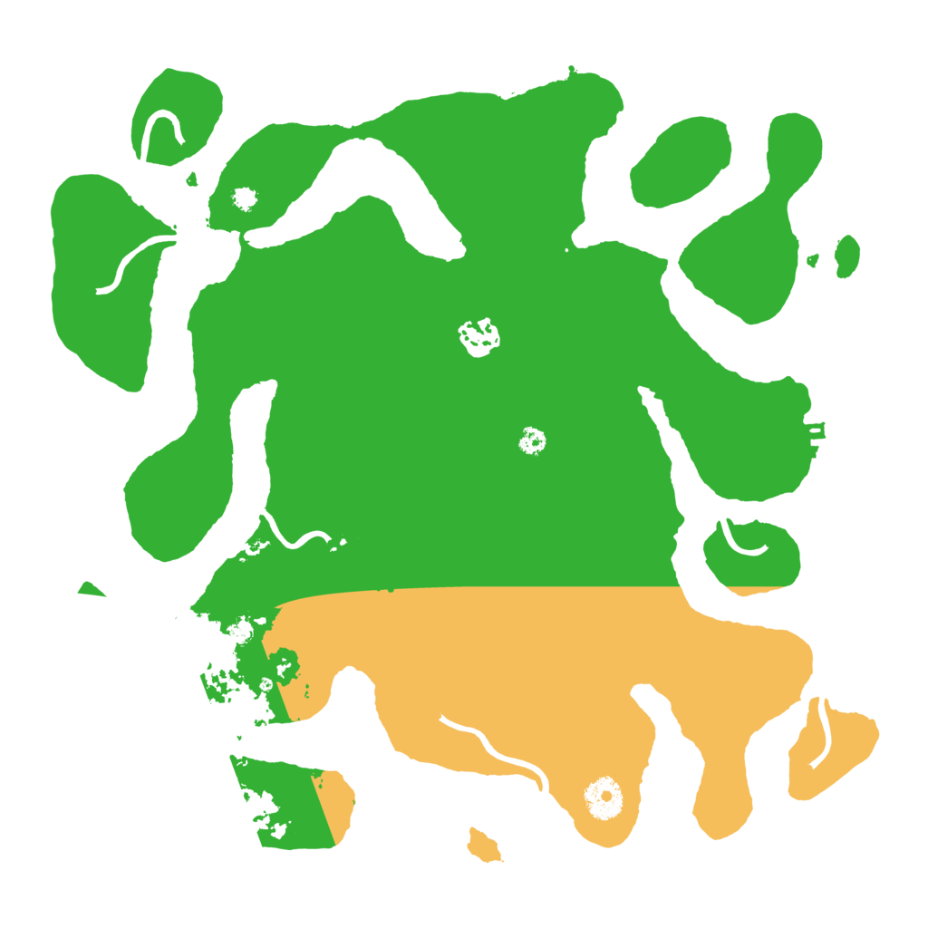 Biome Rust Map: Procedural Map, Size: 3500, Seed: 1226908831