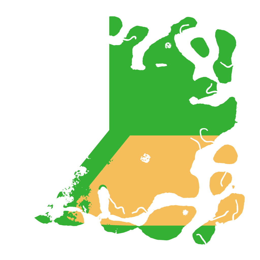 Biome Rust Map: Procedural Map, Size: 4250, Seed: 32511