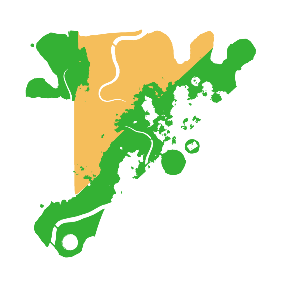 Biome Rust Map: Procedural Map, Size: 3300, Seed: 950981531