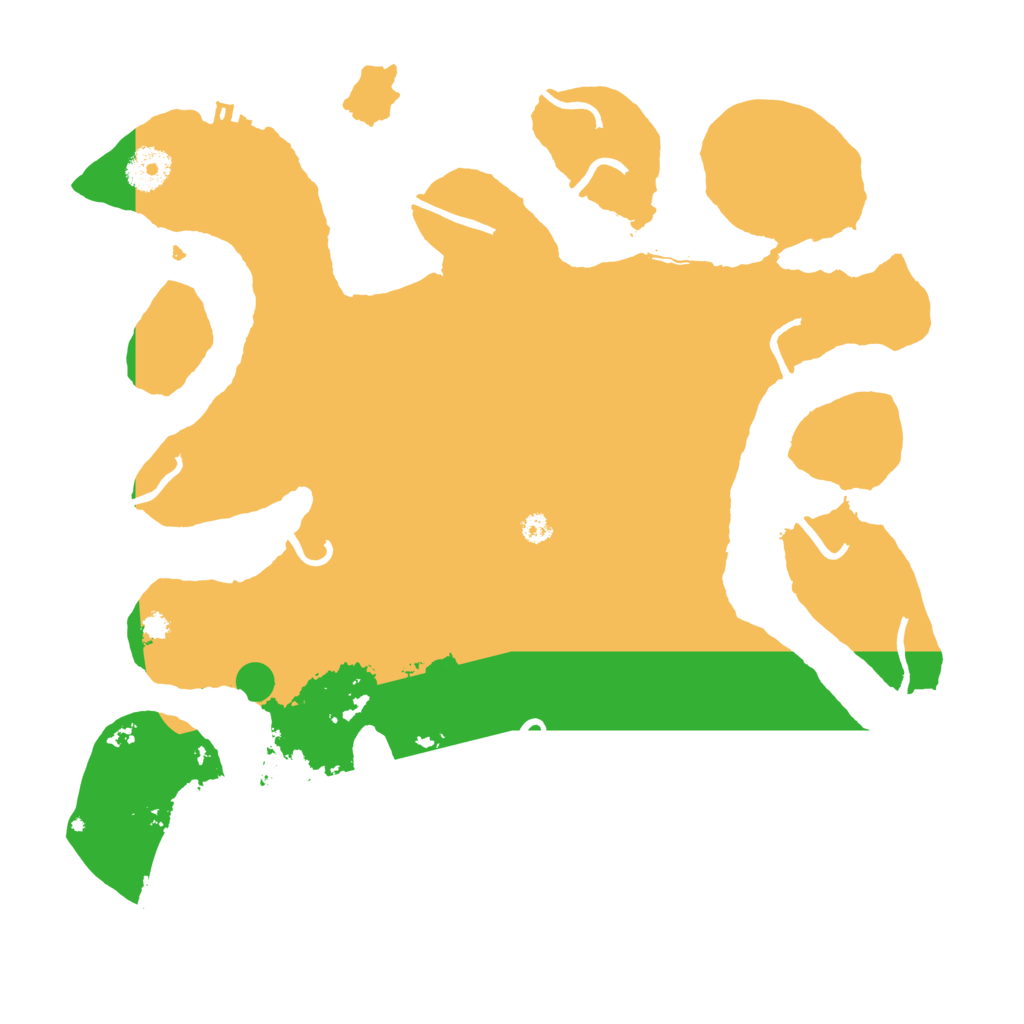 Biome Rust Map: Procedural Map, Size: 3500, Seed: 1359778507