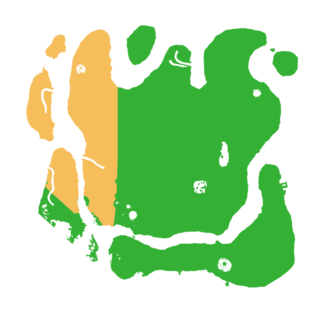 Biome Rust Map: Procedural Map, Size: 3500, Seed: 1788934972