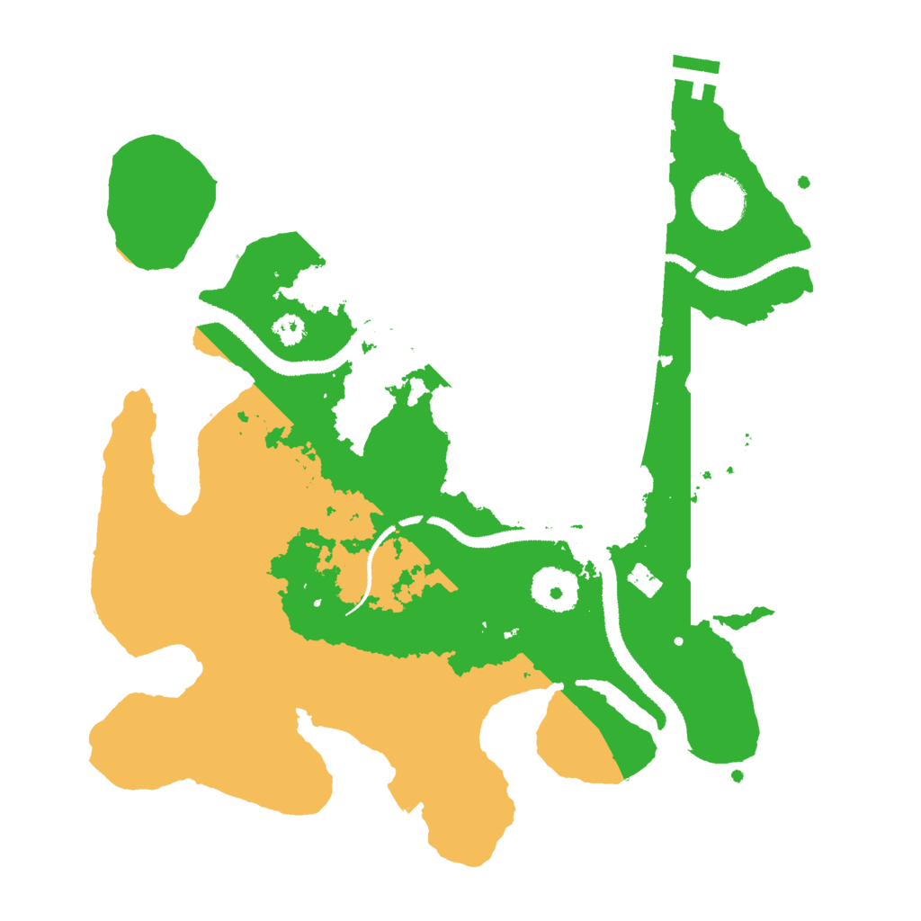 Biome Rust Map: Procedural Map, Size: 3000, Seed: 391579997