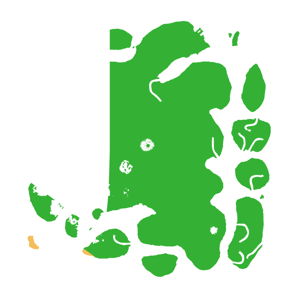 Biome Rust Map: Procedural Map, Size: 3500, Seed: 279530601