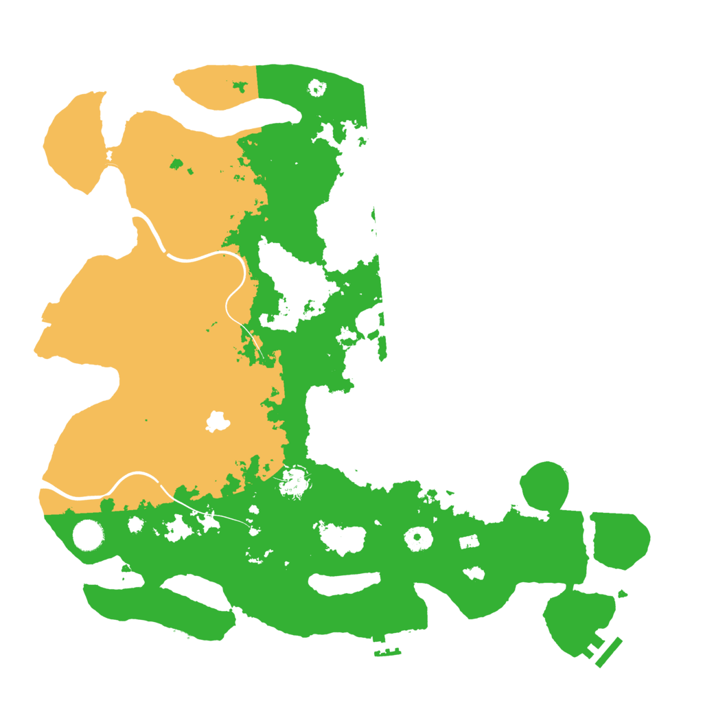 Biome Rust Map: Procedural Map, Size: 4000, Seed: 3251