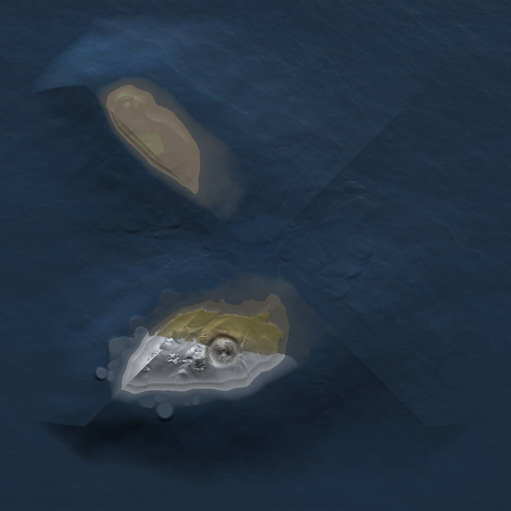 Rust Map: Procedural Map, Size: 1000, Seed: 1444591229, 1 Monuments