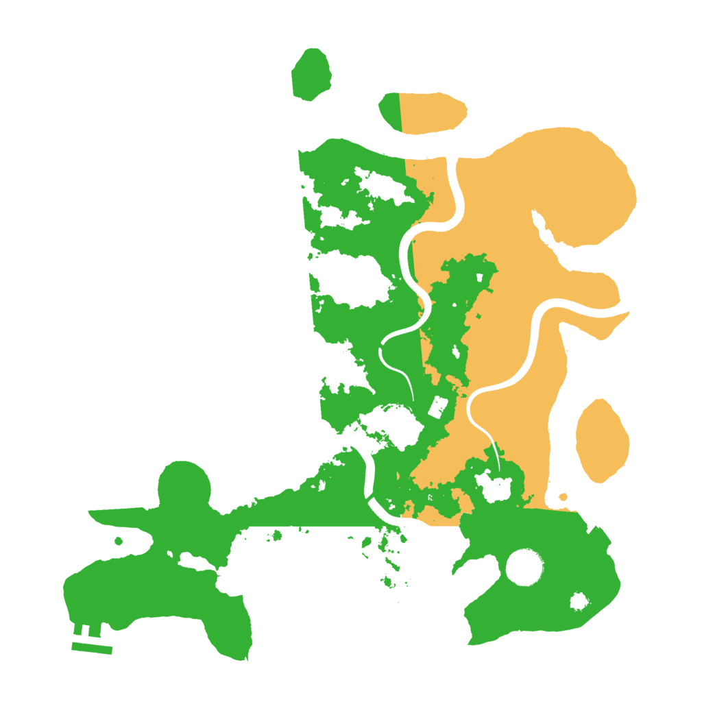 Biome Rust Map: Procedural Map, Size: 3500, Seed: 1459329153