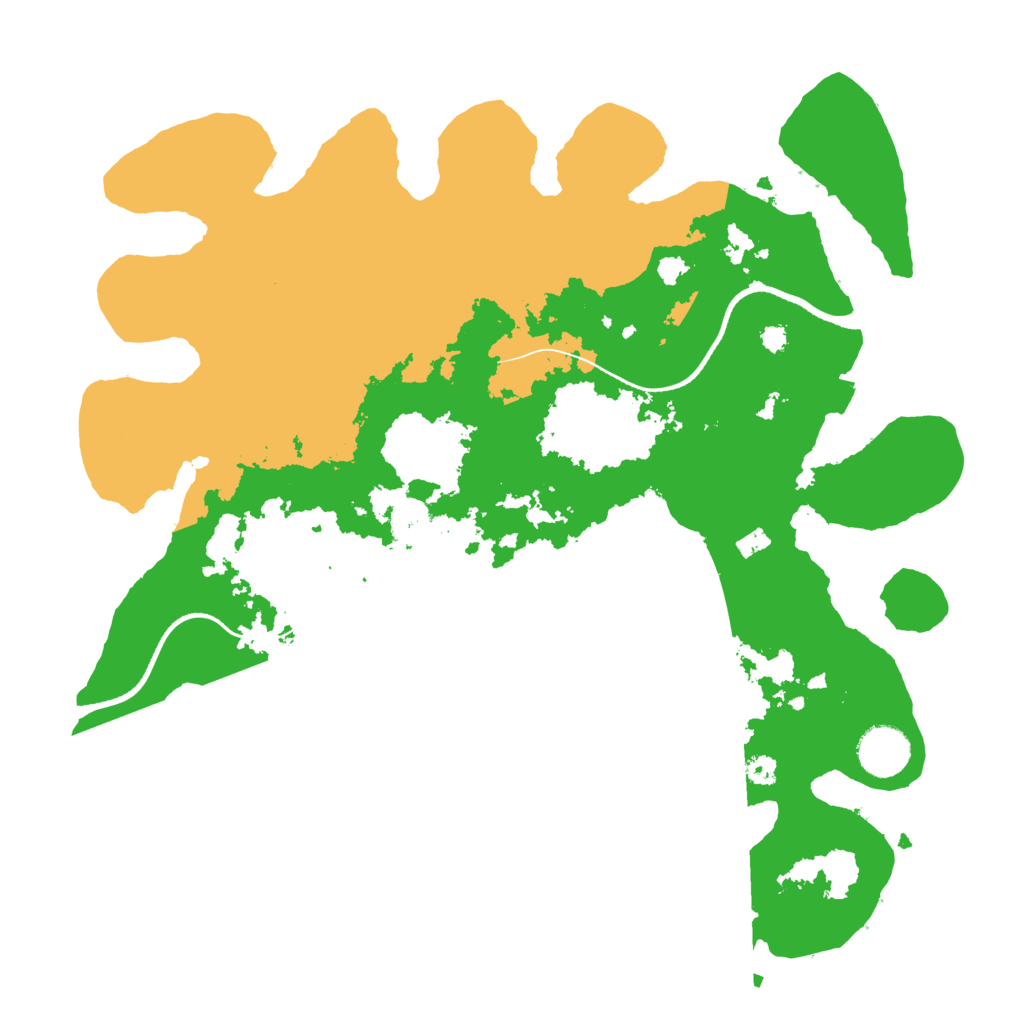 Biome Rust Map: Procedural Map, Size: 3500, Seed: 567111655