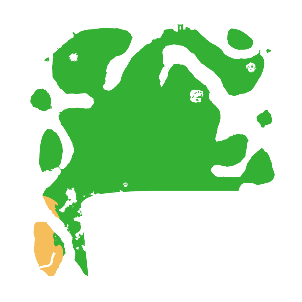 Biome Rust Map: Procedural Map, Size: 3300, Seed: 39840