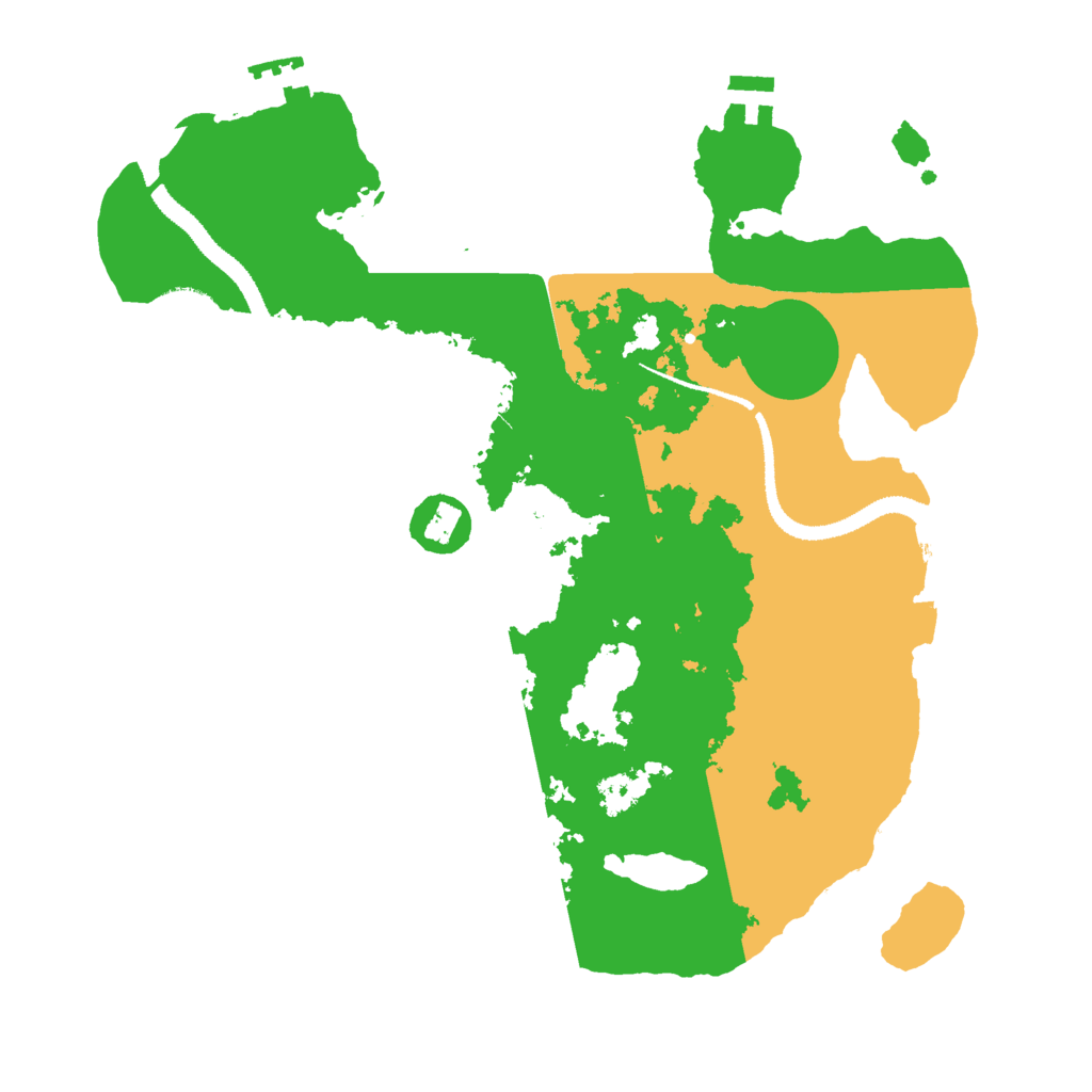 Biome Rust Map: Procedural Map, Size: 3000, Seed: 1604509771
