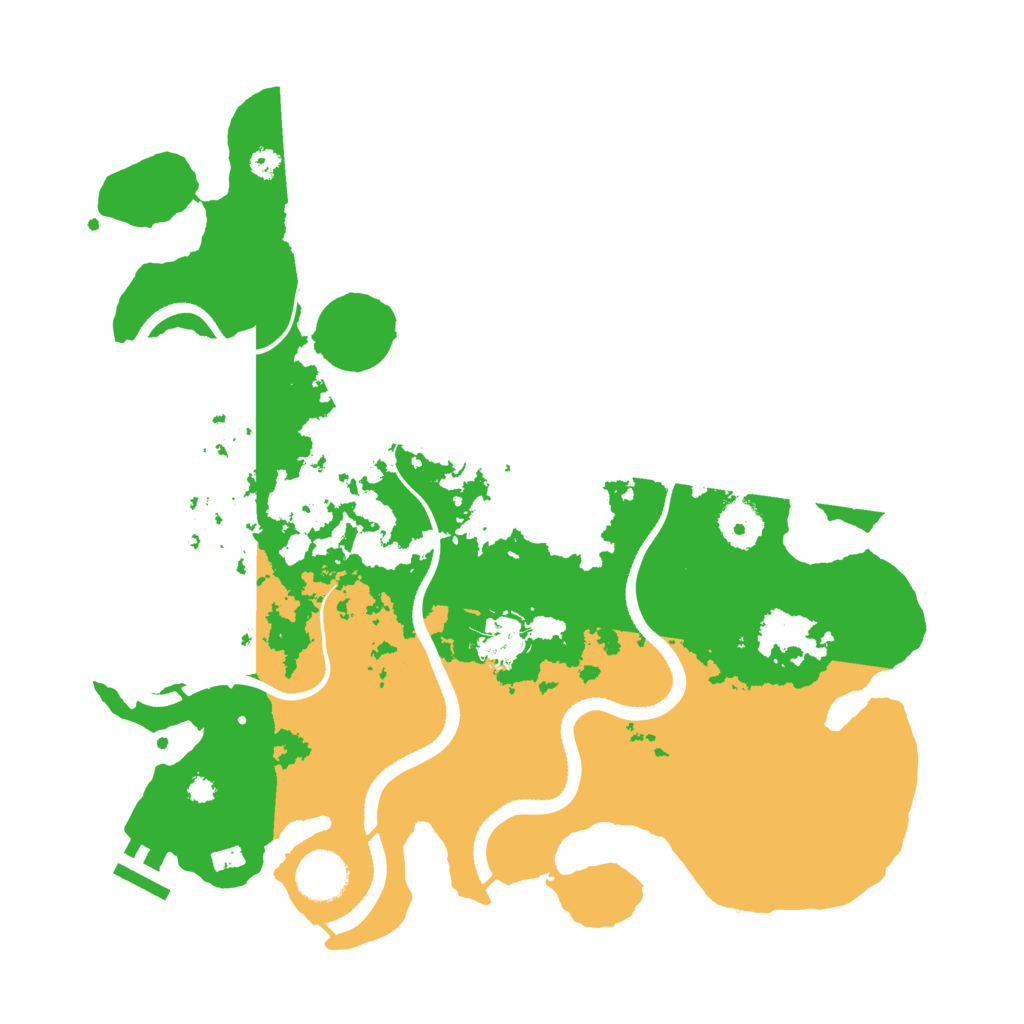 Biome Rust Map: Procedural Map, Size: 3500, Seed: 647383221