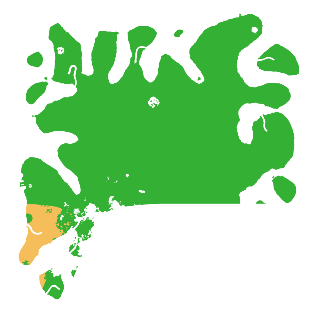 Biome Rust Map: Procedural Map, Size: 4500, Seed: 11607