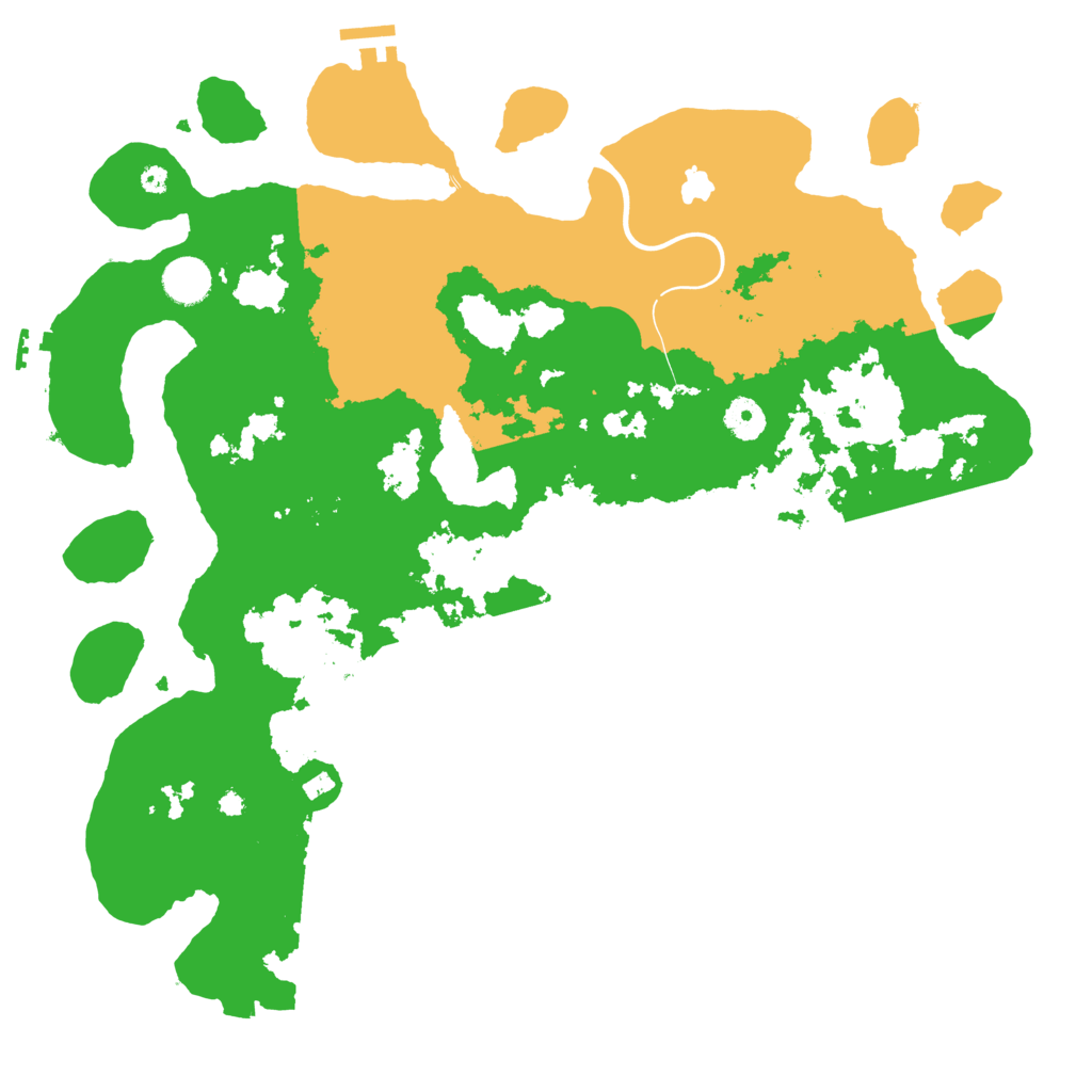Biome Rust Map: Procedural Map, Size: 4000, Seed: 795696