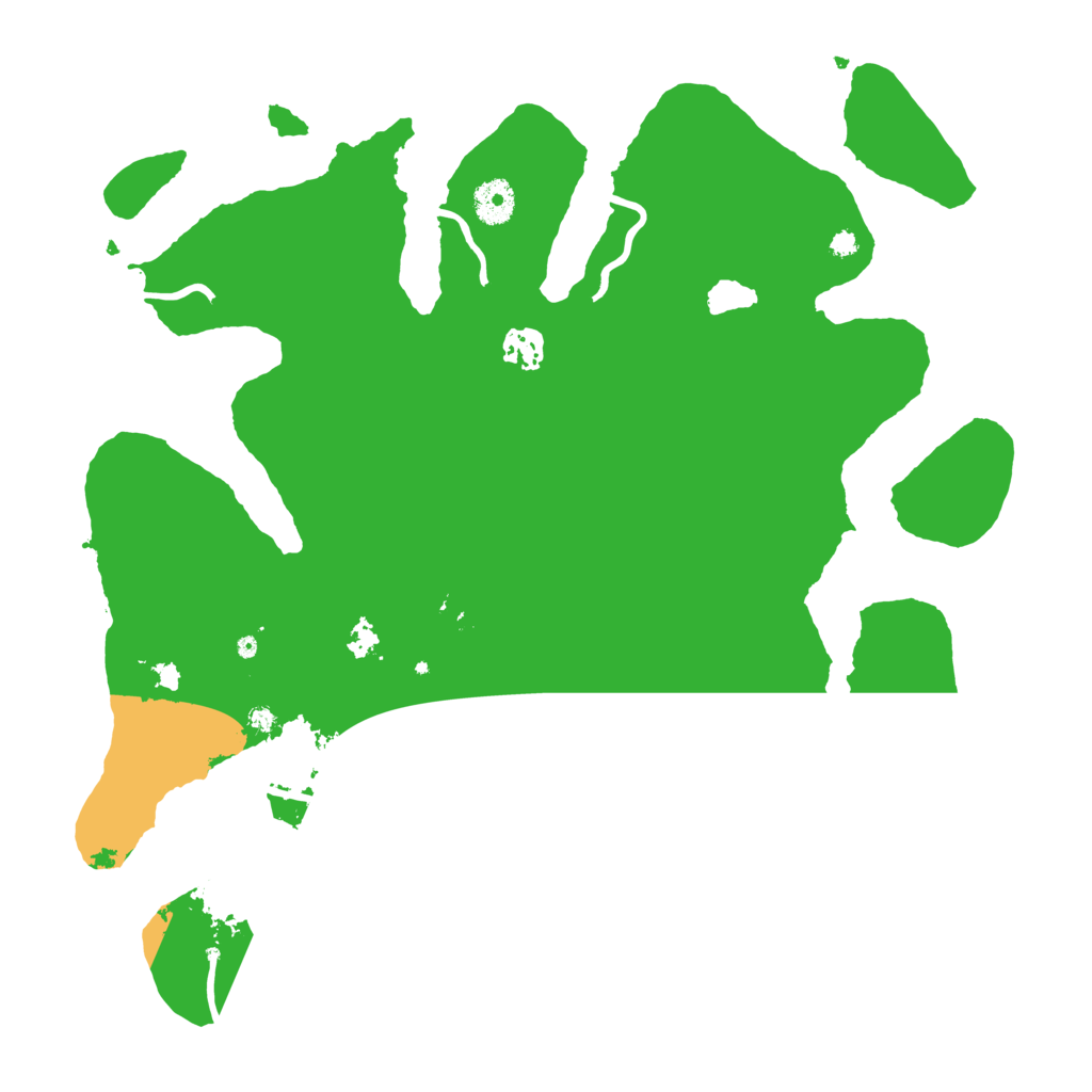 Biome Rust Map: Procedural Map, Size: 3800, Seed: 11607