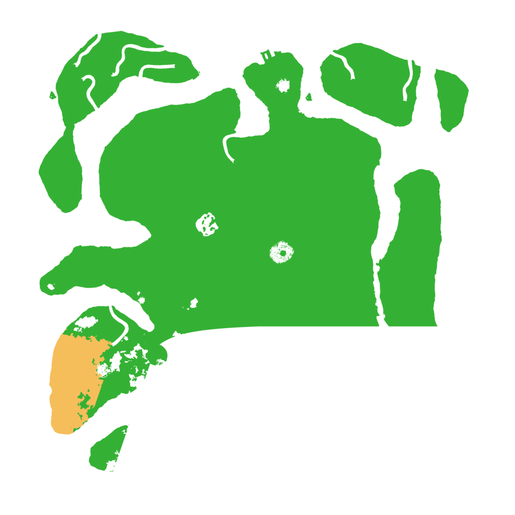 Biome Rust Map: Procedural Map, Size: 3500, Seed: 658315136