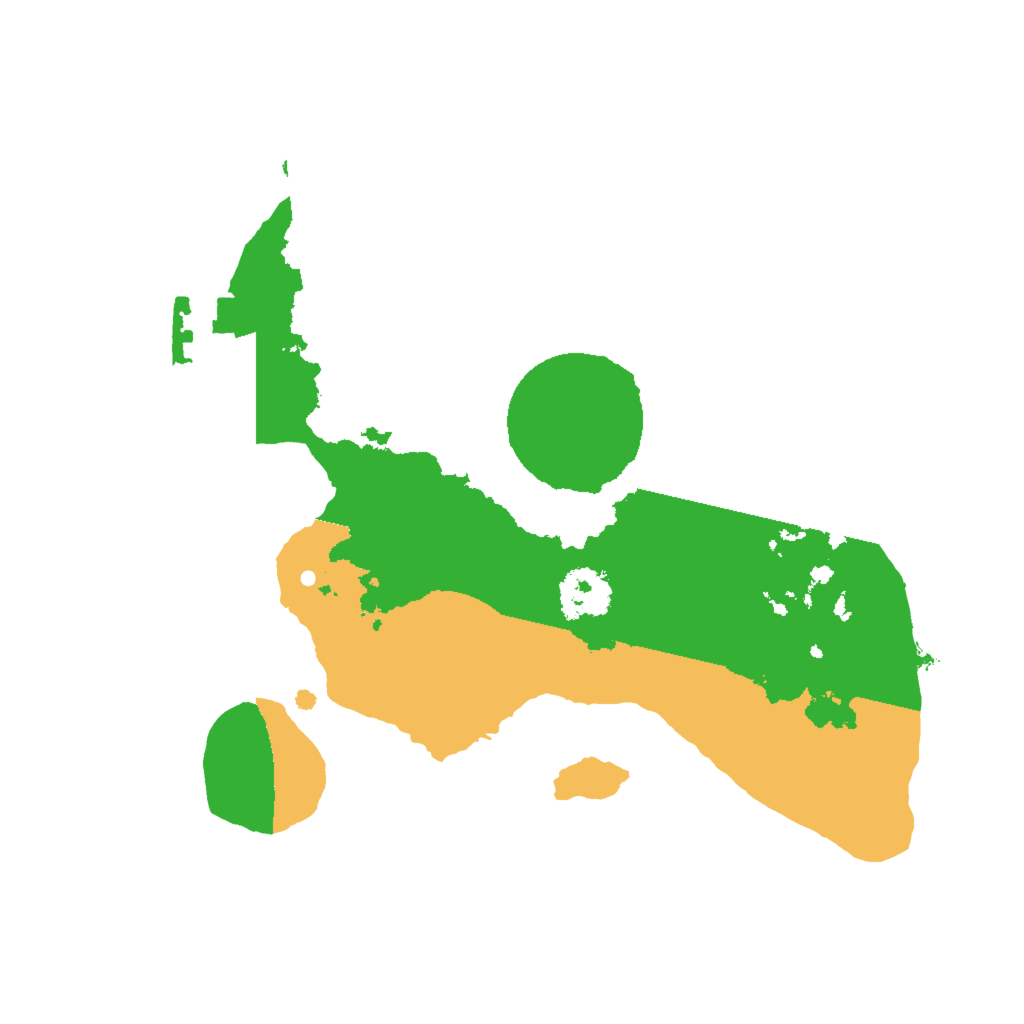 Biome Rust Map: Procedural Map, Size: 2000, Seed: 8721498