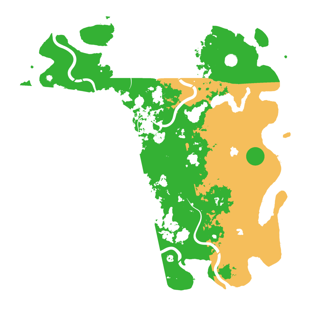 Biome Rust Map: Procedural Map, Size: 4500, Seed: 51607