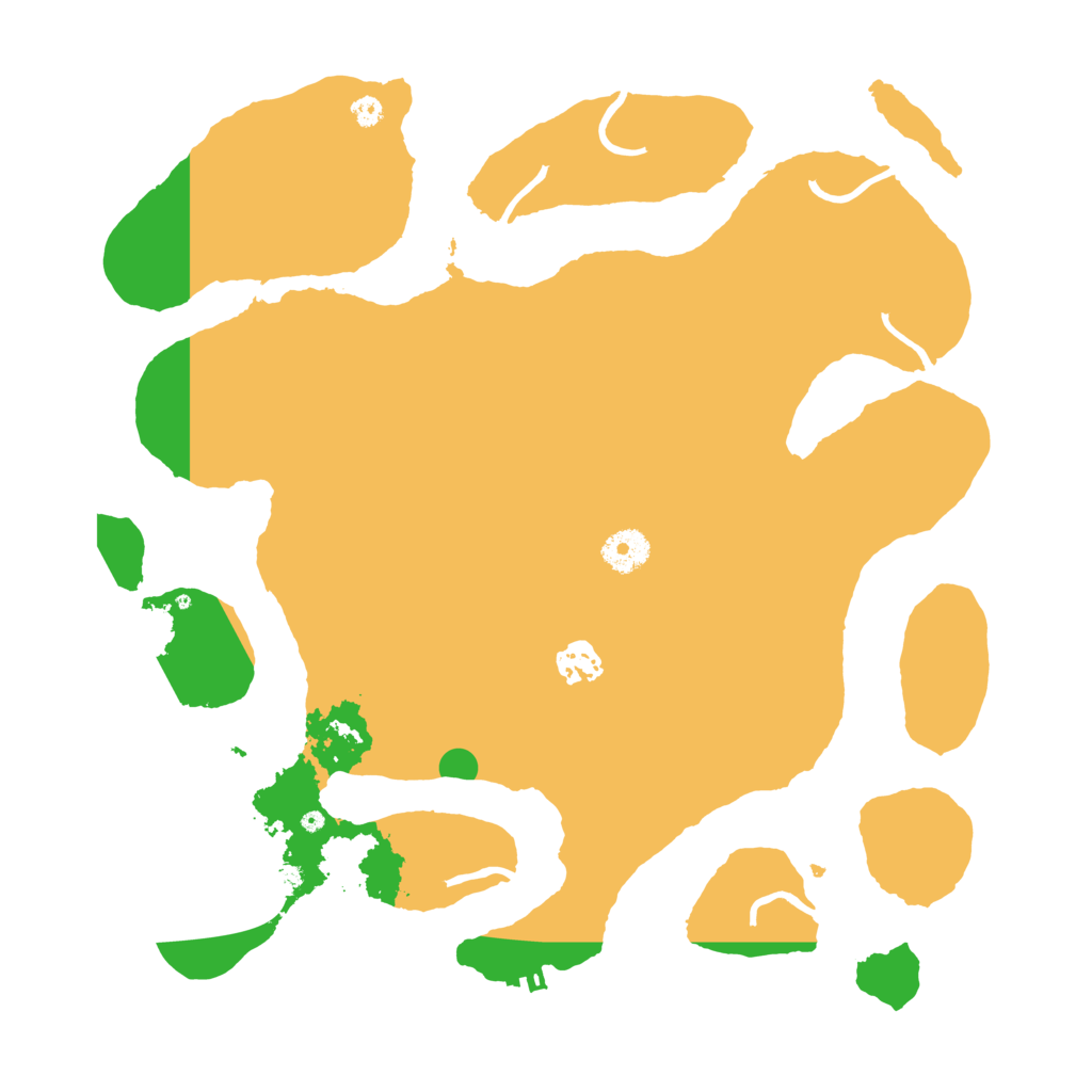 Biome Rust Map: Procedural Map, Size: 3700, Seed: 136646449