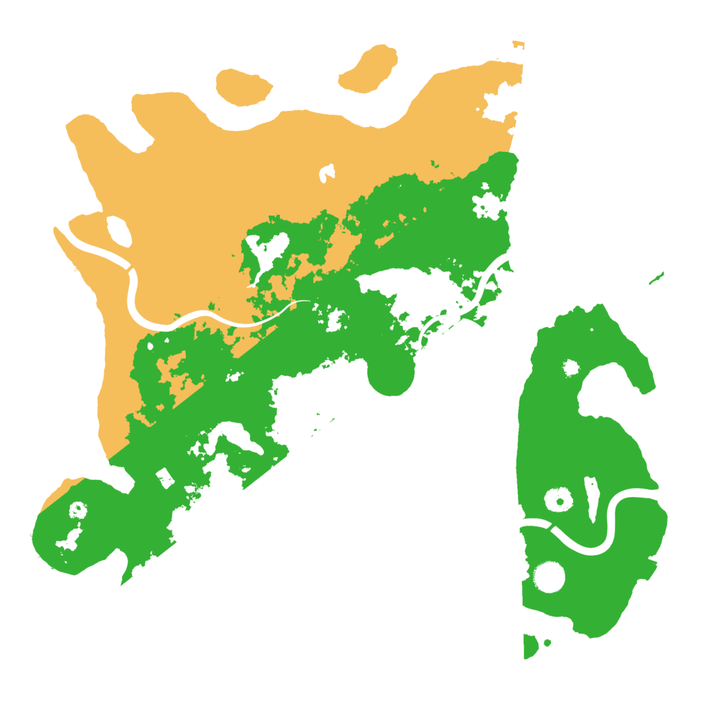 Biome Rust Map: Procedural Map, Size: 4000, Seed: 432567