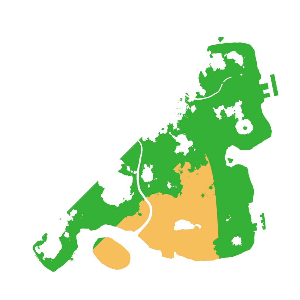 Biome Rust Map: Procedural Map, Size: 2800, Seed: 3049