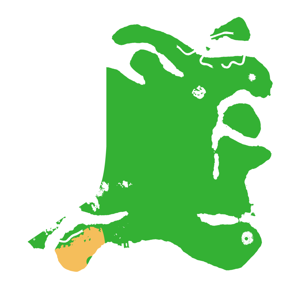 Biome Rust Map: Procedural Map, Size: 3500, Seed: 1778158721