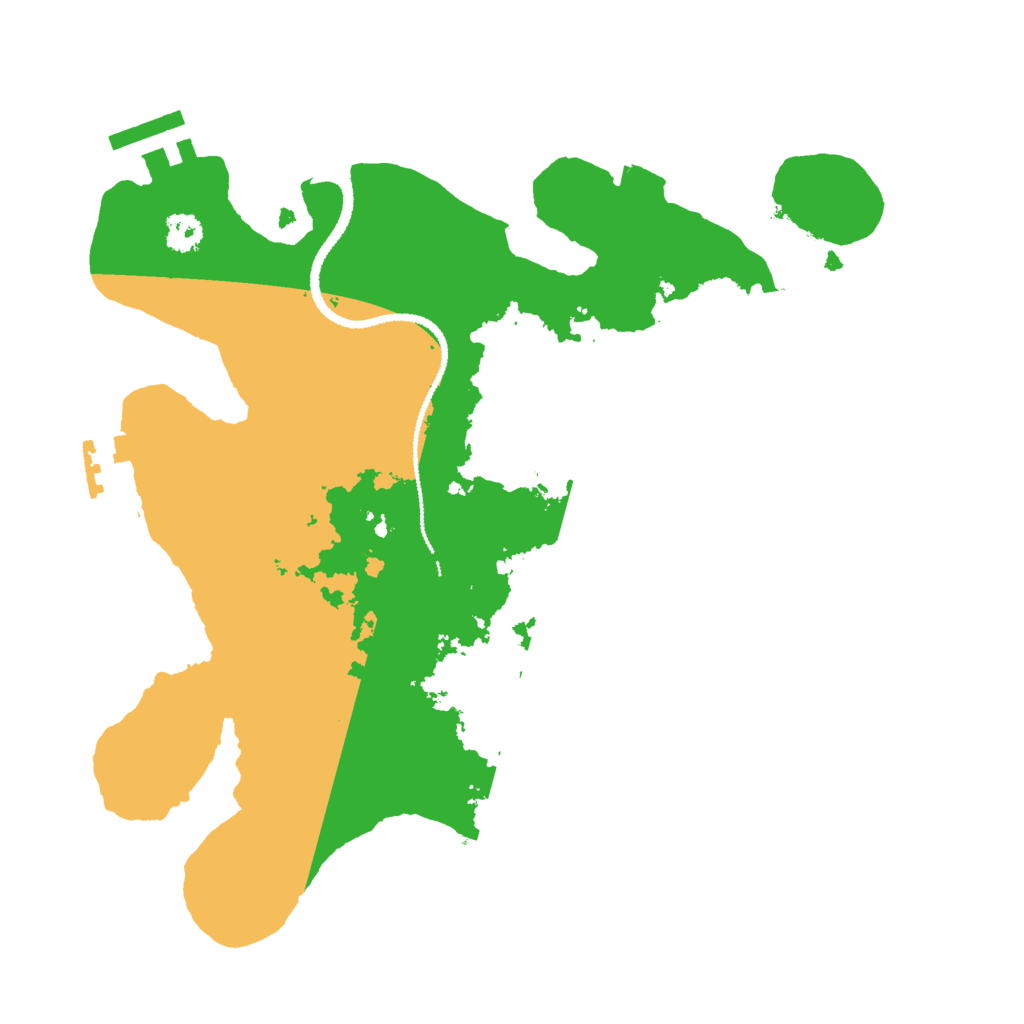 Biome Rust Map: Procedural Map, Size: 2700, Seed: 14