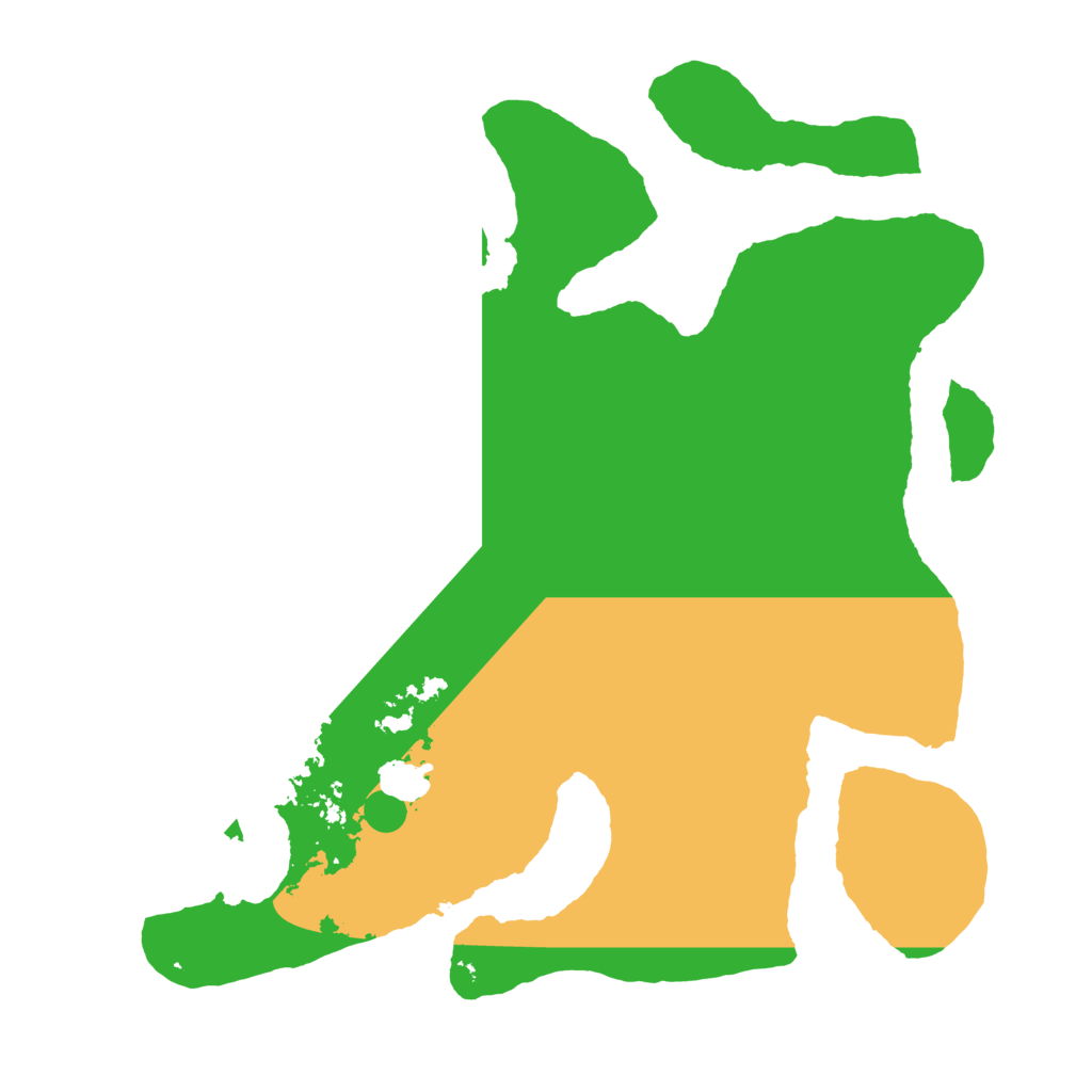 Biome Rust Map: Barren, Size: 3500, Seed: 354