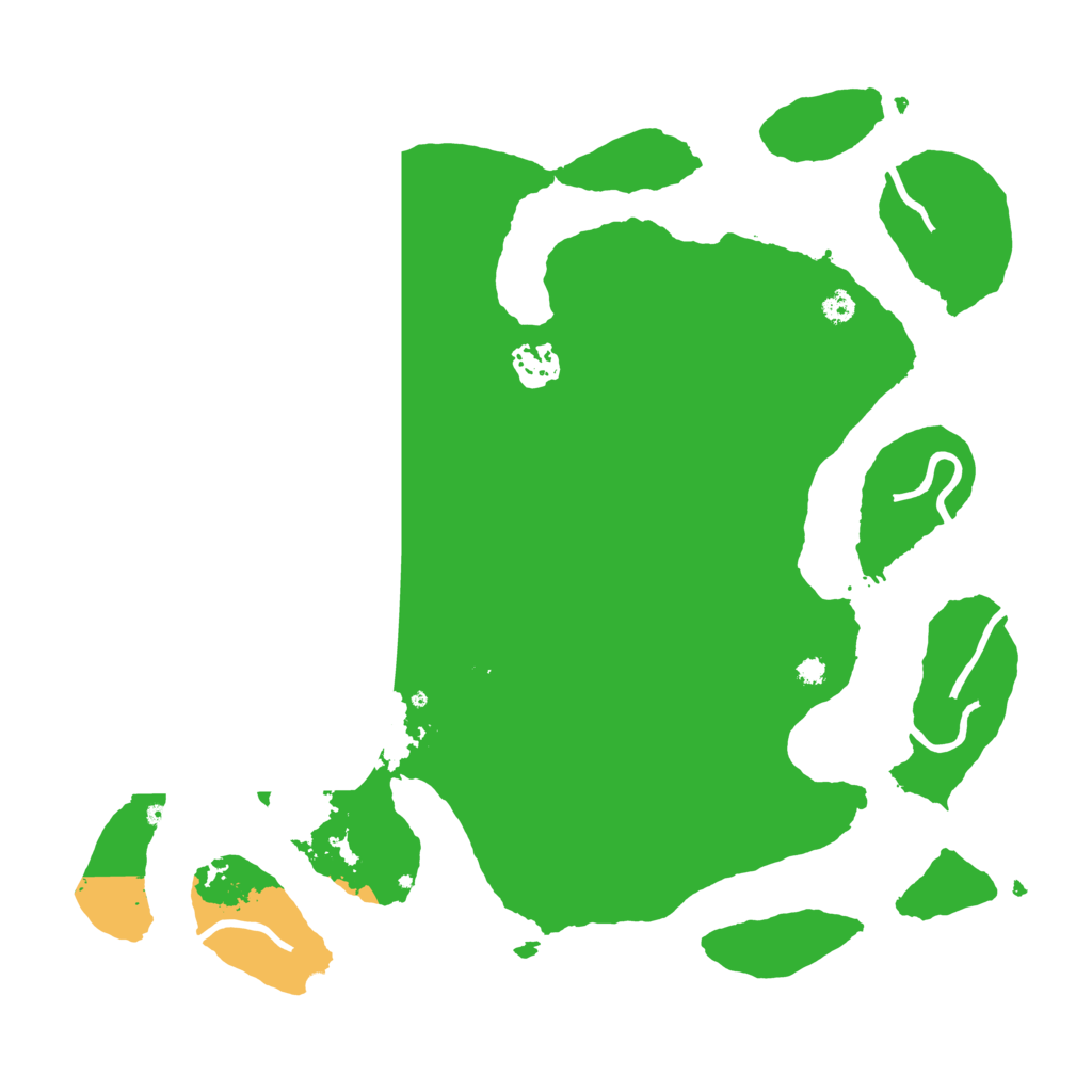 Biome Rust Map: Procedural Map, Size: 3500, Seed: 1684908715