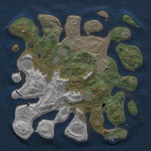 Thumbnail Rust Map: Procedural Map, Size: 4000, Seed: 67899171, 14 Monuments