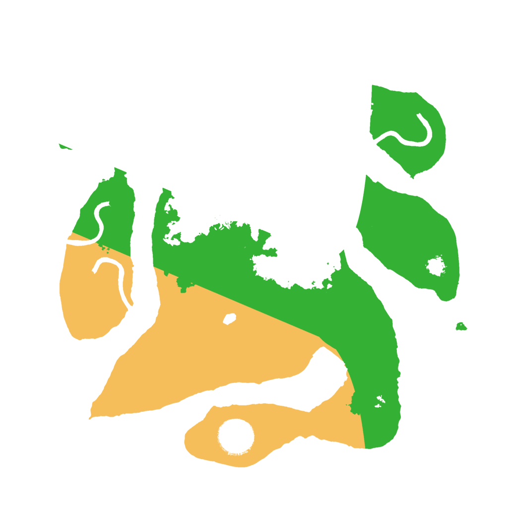 Biome Rust Map: Procedural Map, Size: 2500, Seed: 9362