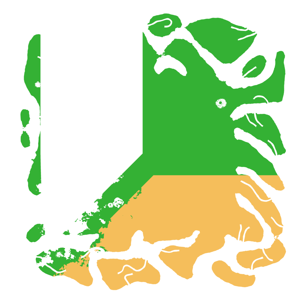 Biome Rust Map: Procedural Map, Size: 4600, Seed: 2458736