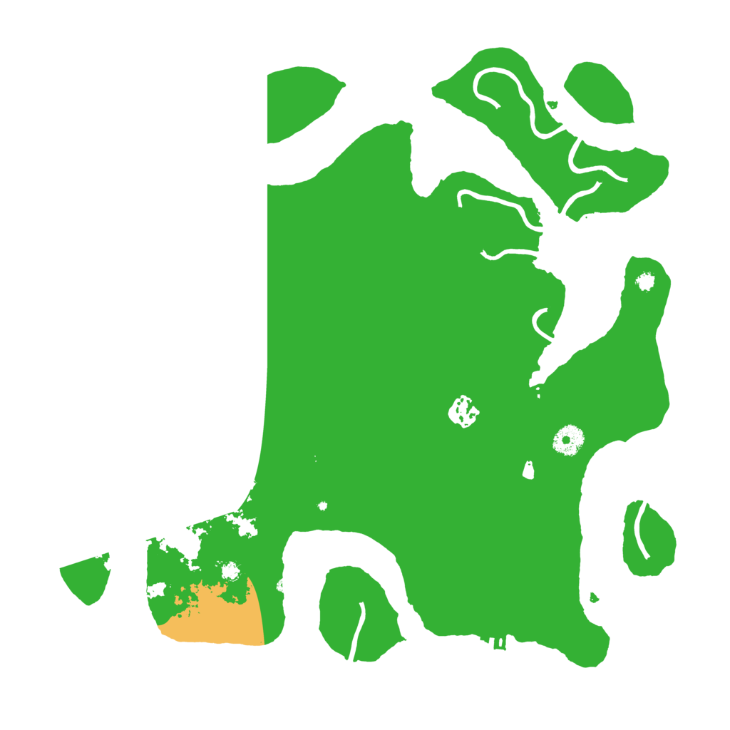 Biome Rust Map: Procedural Map, Size: 3650, Seed: 1414370923