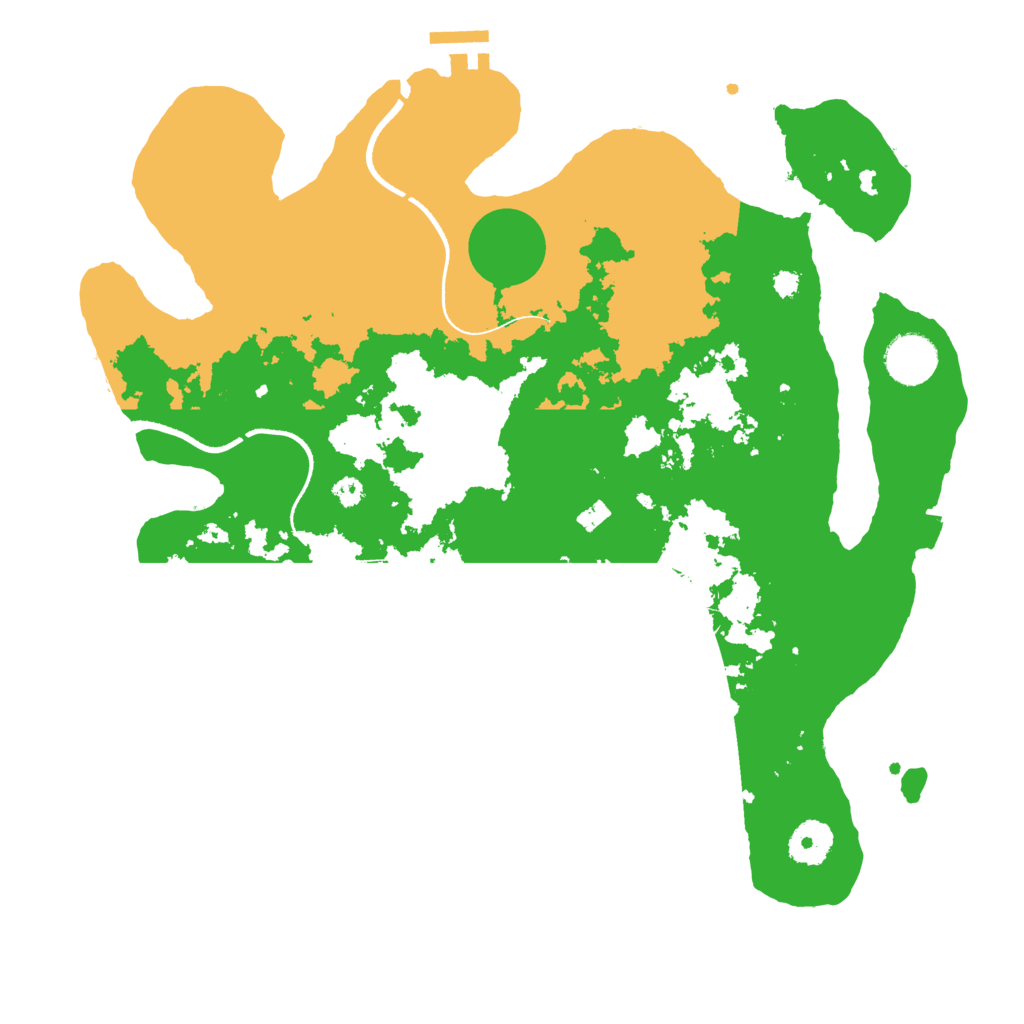 Biome Rust Map: Procedural Map, Size: 3500, Seed: 1528173235