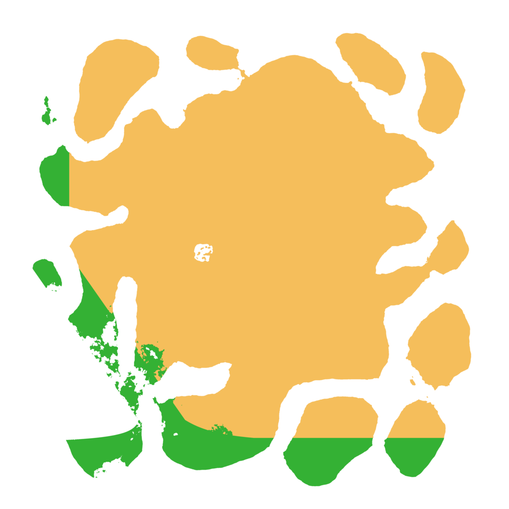 Biome Rust Map: Barren, Size: 4000, Seed: 6749