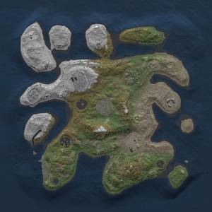 Thumbnail Rust Map: Procedural Map, Size: 3000, Seed: 159753, 11 Monuments