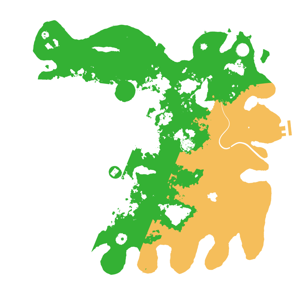 Biome Rust Map: Procedural Map, Size: 4000, Seed: 142383244