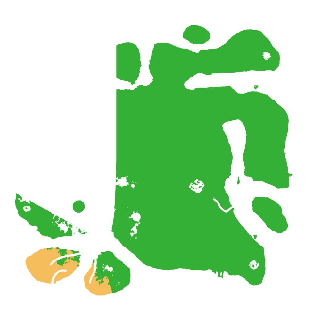 Biome Rust Map: Procedural Map, Size: 3500, Seed: 1735346555