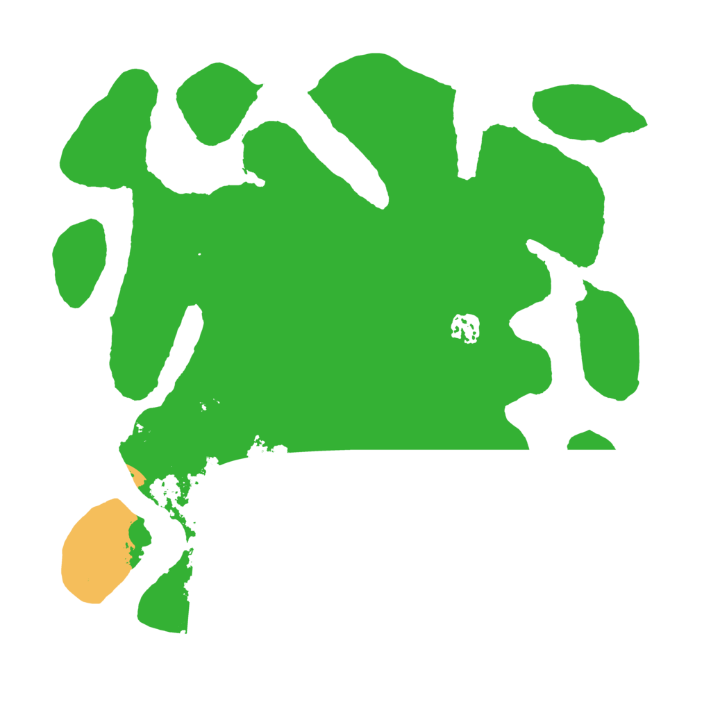 Biome Rust Map: Barren, Size: 3500, Seed: 794666