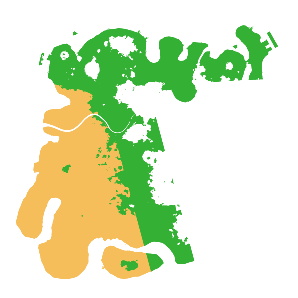 Biome Rust Map: Procedural Map, Size: 3500, Seed: 78999176