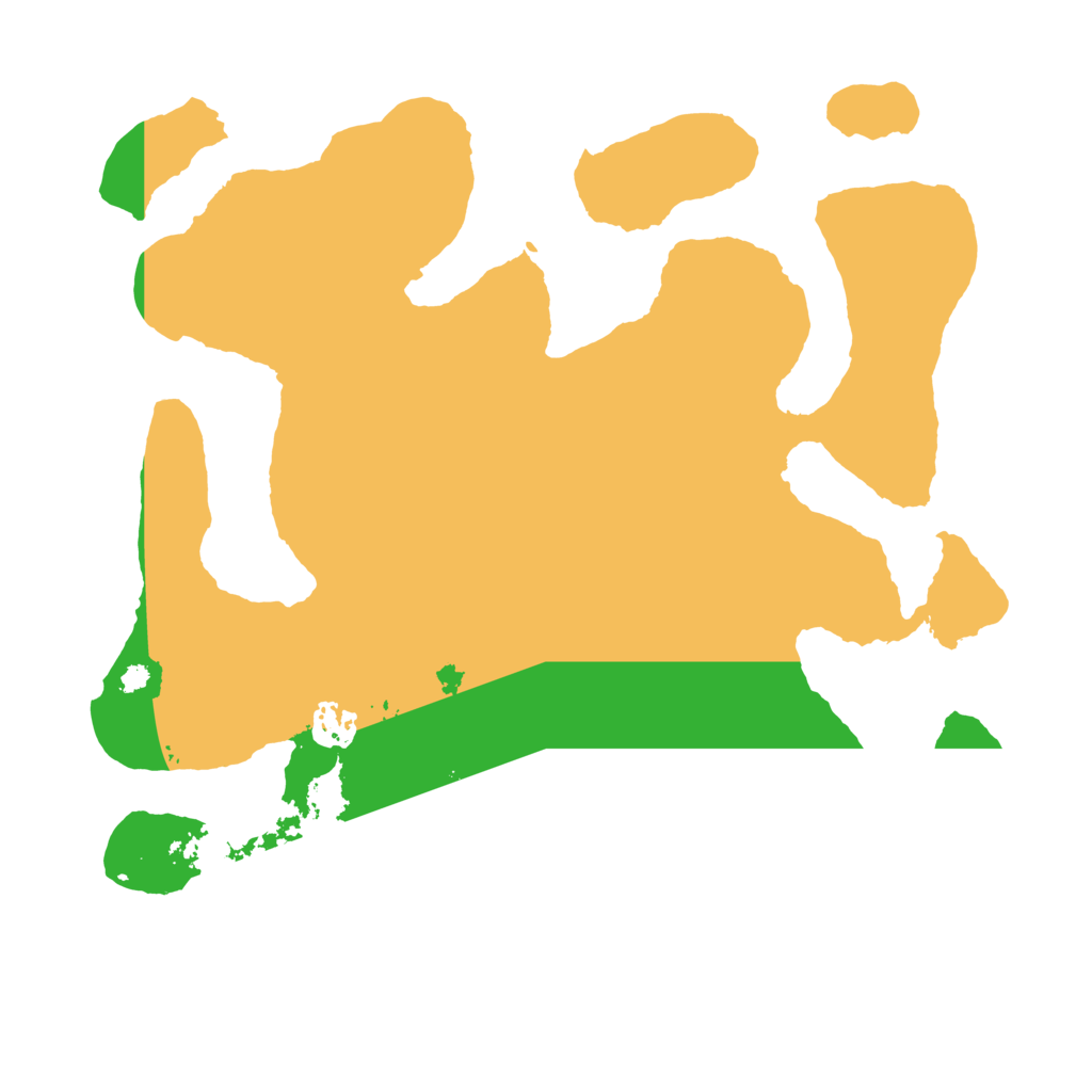 Biome Rust Map: Barren, Size: 3500, Seed: 39923582