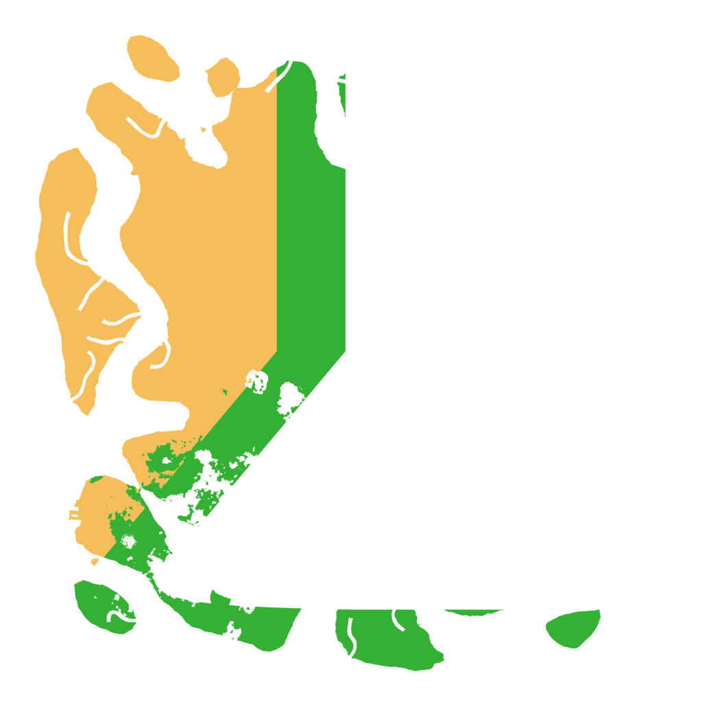 Biome Rust Map: Procedural Map, Size: 4500, Seed: 1595521476