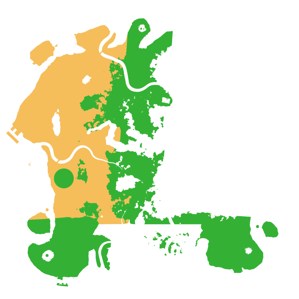 Biome Rust Map: Procedural Map, Size: 4000, Seed: 14353