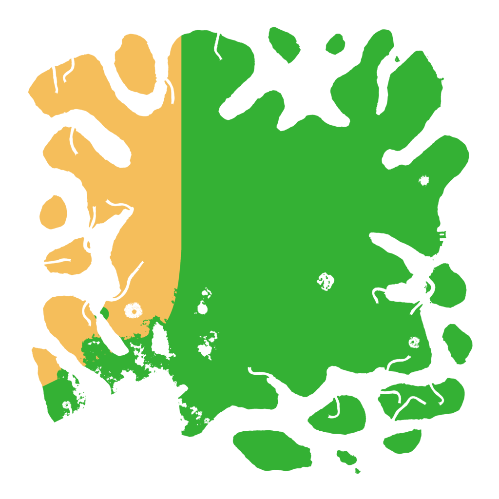 Biome Rust Map: Procedural Map, Size: 4500, Seed: 4197