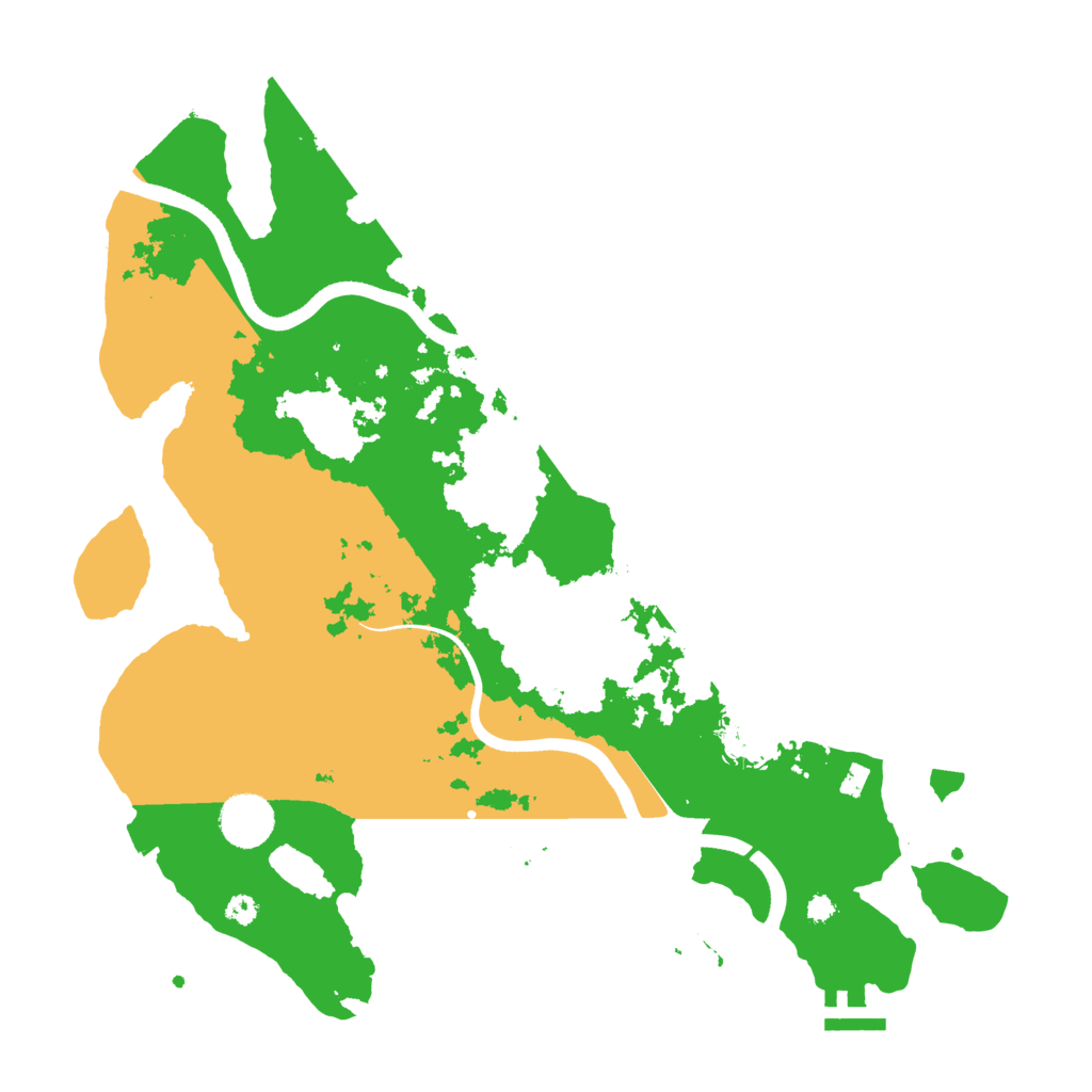 Biome Rust Map: Procedural Map, Size: 3600, Seed: 175878913