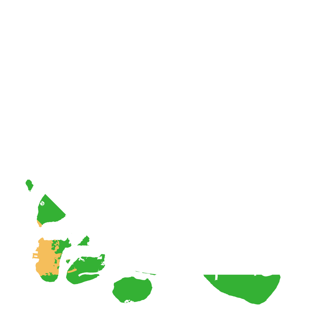 Biome Rust Map: Procedural Map, Size: 3700, Seed: 317870100