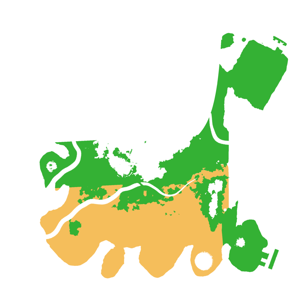 Biome Rust Map: Procedural Map, Size: 3000, Seed: 3212412