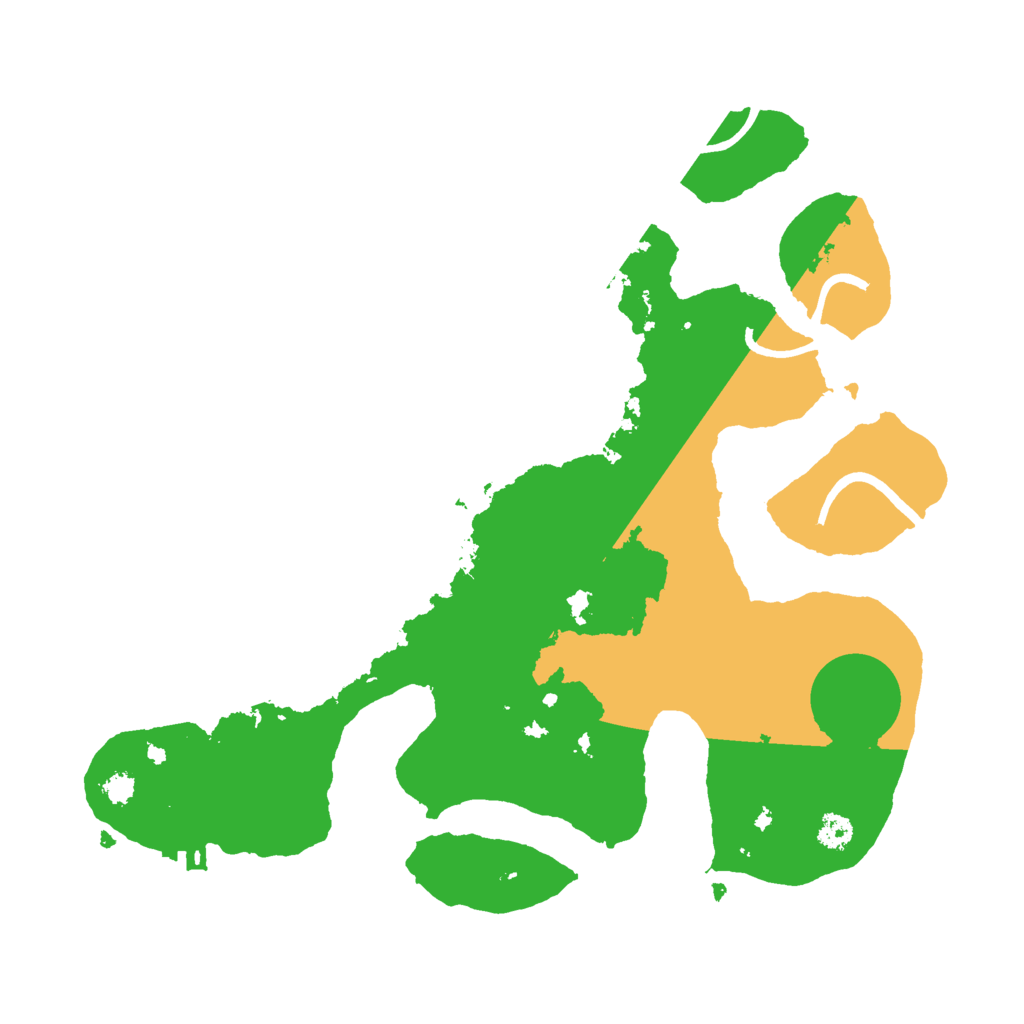 Biome Rust Map: Procedural Map, Size: 3000, Seed: 209531667