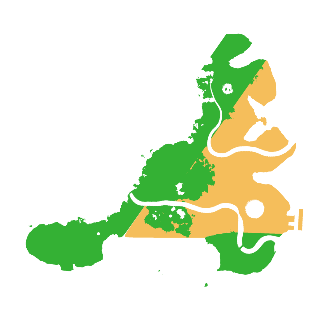 Biome Rust Map: Procedural Map, Size: 3000, Seed: 209531667