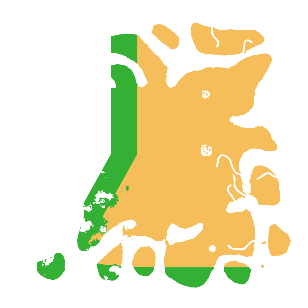 Biome Rust Map: Procedural Map, Size: 3850, Seed: 8874