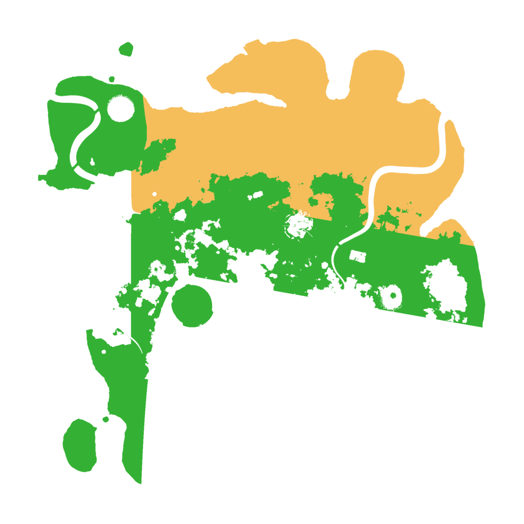 Biome Rust Map: Procedural Map, Size: 3500, Seed: 633080402